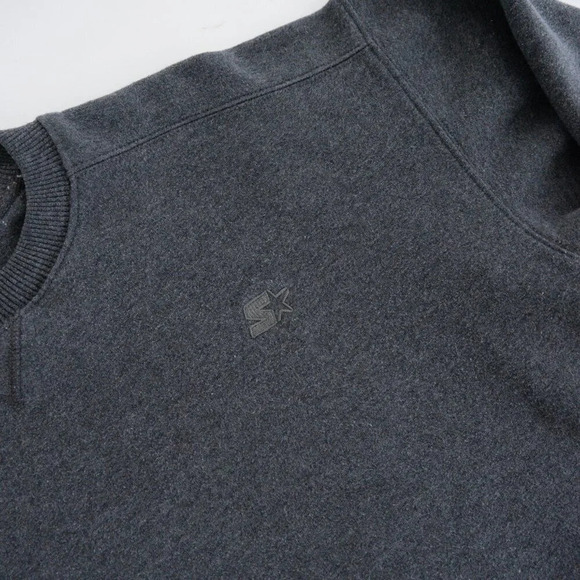 Vintage Starter Graphite Gray Crew Neck Sweater Size Large - Picture 10 of 10